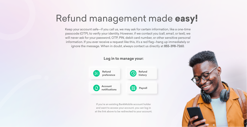 Keep your account information safe!